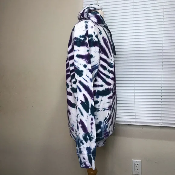 Element Seal BP TD Hoodie Men’s Sz L Tie Dye Multicolor Kangaroo Pocket Pullover - Picture 12 of 16